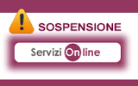 Sospensione temporanea servizi online