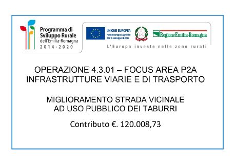 Image Intervento di miglioramento strada vicinale ad uso pubblico dei Taburri