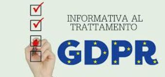 Informativa per il trattamento dei dati personali
