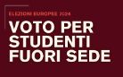 NOVITA' ELEZIONI EUROPEE 2024! Voto Studenti Fuori Sede